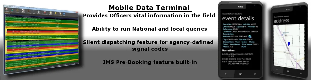 Mobile Data Terminal Banner